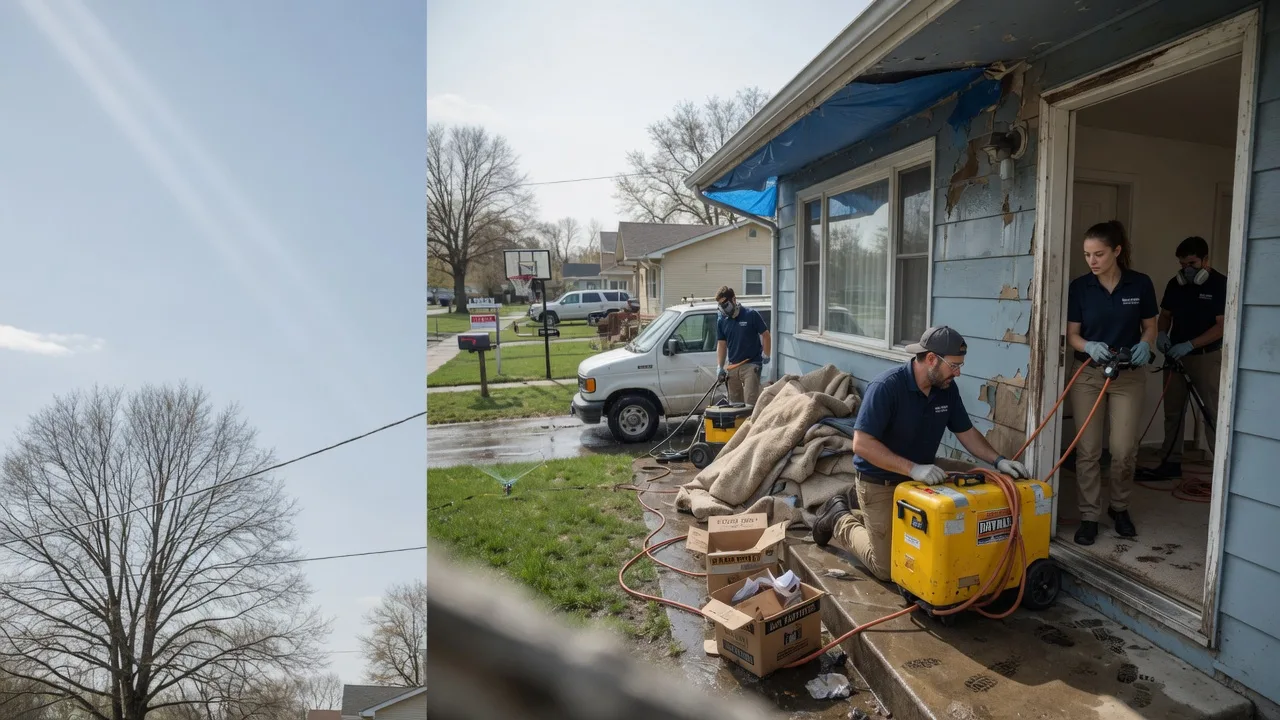 Basement Flood Cleanup in Oregonia, OH near me
